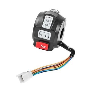 Imagem de Dynwave Interruptor de buzina para farol de bicicleta elétrica Interruptor de controle do guidão, Esquerda