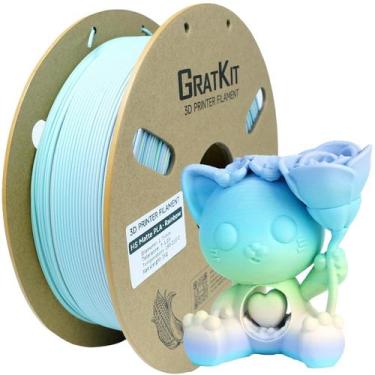 Imagem de Impressora 3D Filament GratKit Matte Rainbow PLA 1,75 mm