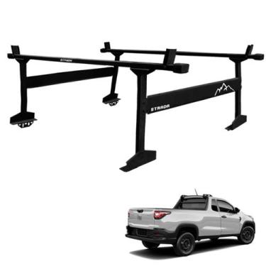 Imagem de Rack de Caçamba Duplo Alto Cargo Strada Cabine Simples 2020 a 2024 - G