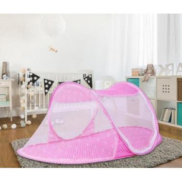 Imagem de Berço De Bebe Portátil Com Mosquiteiro - temdetudomesmo, Rosa