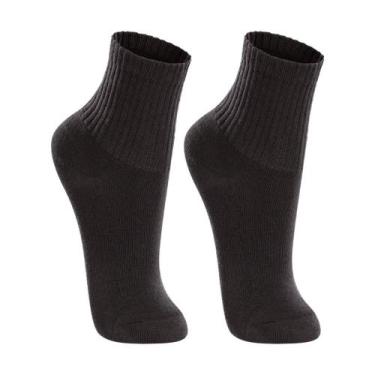 Imagem de Kit 2 meias lupo com cano médio ref: 2727 menino, Preto, 24/9