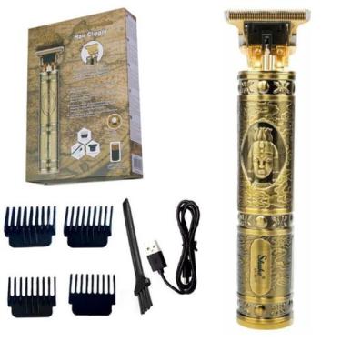 Imagem de Barbeador profissional sem fio recarregável com lâmina de aço - Lightb
