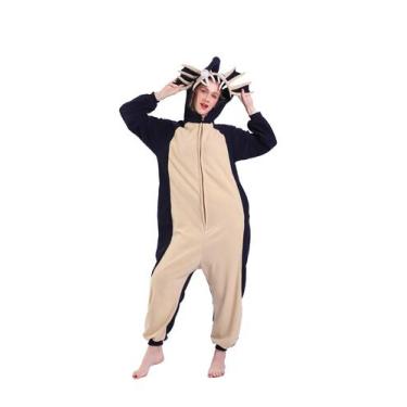 Imagem de Pijama DarkCom, macacão de Natal para adultos, pescador, peixe, azul, 