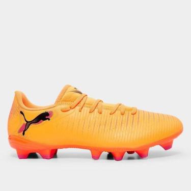 Imagem de Chuteira Campo Puma Future 8 Play Unissex, Laranja, 43
