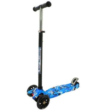 Imagem de Patinete Infantil 3 Rodas Masculino Ajustável para Meninos - Light Spe