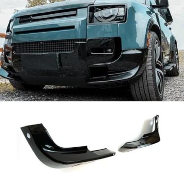 Imagem de Kit de carroceria de spoiler difusor de para-choque dianteiro para carro compatível com protetor de para-choque Defender acabamento de canto acessórios de carro