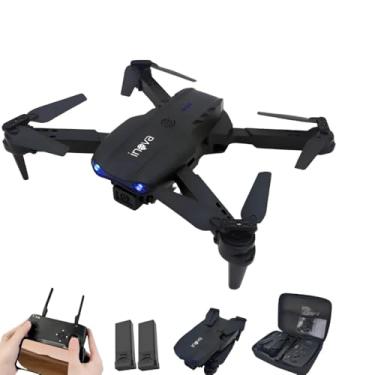 Imagem de Drone Aéreo Mini 2.4ghz Câmera 4k Full Hd Gps Sensor Obstáculo Dobrável 2 Baterias Luz LED