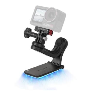 Imagem de Suporte magnético para câmera de ação, base magnética forte com cabeça esférica de 360°, 8 ímãs embutidos, compatível com GoPro Hero 13/12/11/10/9/8/7/, DJI Osmo Action, Pocket 3 e mais