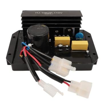 Imagem de HJ 10K2P AVR Regulador de Tensão Estabilizador Automático para Geradores a Gasolina Premium ABS Ferro Alumínio Construção 150x99x55mm