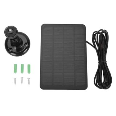 Imagem de Painel Solar de Câmera, Painel Solar de Montagem Ajustável Com Cabo de Carregamento de 9,8 Pés para, Campainha de Vídeo 2, Campainha 3+, IP66 à Prova de Intempéries, Montagem