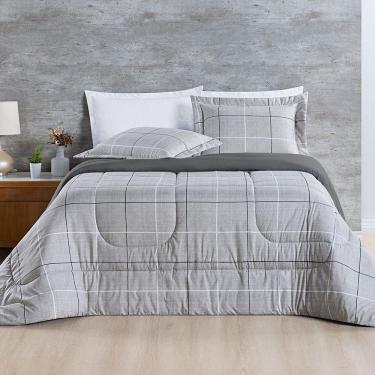 Imagem de Kit Edredom Avere 200 Fios Super King 03 Peças 100% Poliéster - Dallas