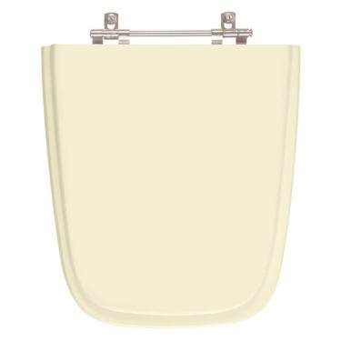 Imagem de Assento Sanitário Poliester Aero Bone (bege Claro) Para Vaso Ideal Standard