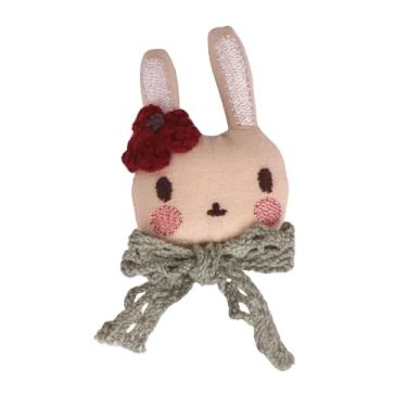 Imagem de Broche de pelúcia de algodão feito à mão para mulheres e meninas, lindos broches de frutas, acessórios de renda de feltro de lã macia para roupas, bolsas, chapéus, broches para mulheres, Medium, Liga