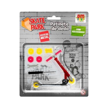 Imagem de Brinquedo Skate Park Patinete De Dedo + Acessórios - Dm Toys DMT7188