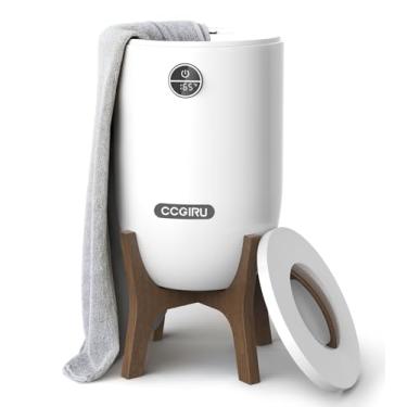 Imagem de CCGIRU Balde aquecedor de toalhas de luxo, aquecedores de toalhas grandes aquecidos de 20L para banheiro com temporizador, desligamento automático, cabe até duas toalhas grandes de 101 x 172 cm