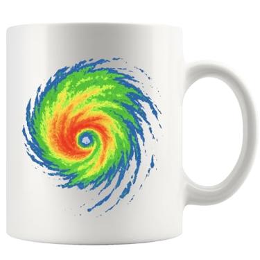 Imagem de Panvola Meteorologist Storm Radar Meteorologist Gifts Weatherman Weatherwoman Meteorology Weather Novelty Drinkware Caneca de cerâmica 325 ml branca