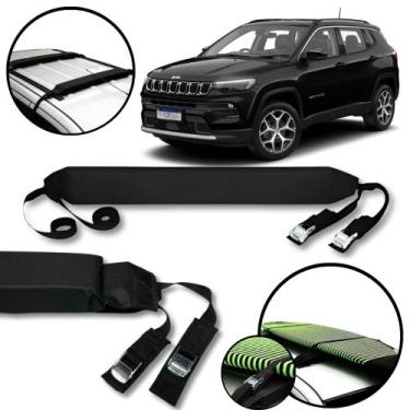 Imagem de Rack Teto Prancha Surf Carro Com Cinta Jeep Compass - BR18