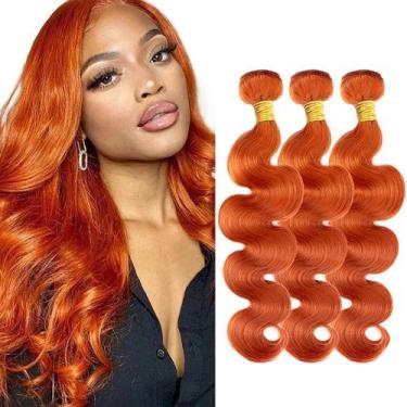Imagem de Pacote de cabelo Auokmar Ginger Body Wave 3x 40cm Brazilian Virgin