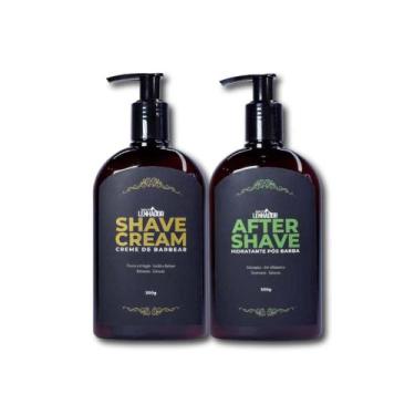 Imagem de Kit Profisisonal de Creme de Barbear e Creme Pós Barba - Barba de Lenh
