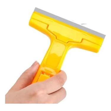 Imagem de Raspador Plano Tintas Piso Vidro Cerâmica Com 3 Lâminas