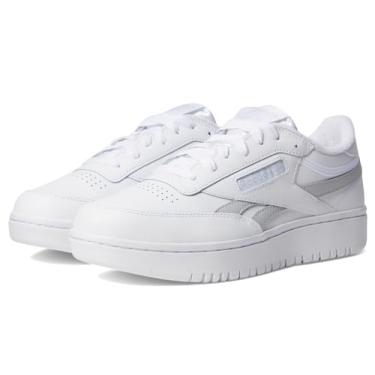 Imagem de Reebok Tênis feminino Club C Double Geo Mid, Calçado branco/cinza puro 2/calçado branco, 37