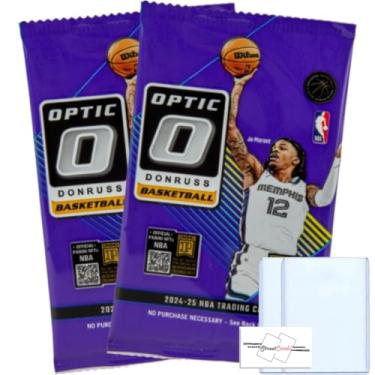 Imagem de 2024-25 Donruss Optic Basketball Retail Pack(s)/Box Trading Cards + Toploader(s) + StreetCards Magnet! Look for DOWNTOWNS! (2 Packs + 2 Toploaders, 1.0, 2 Packs)