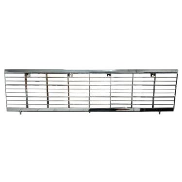 Imagem de Grade frontal radiador opala caravan preta friso cromado