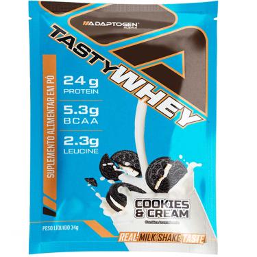 Imagem de Tasty Whey 3w Gourmet Sachê de 34g Adaptogen Cookies Cream