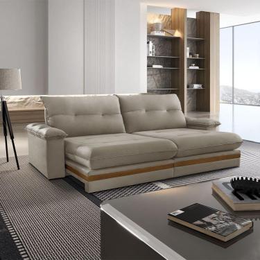 Imagem de Sofá Avalon 02 Módulos De 120cm Br25cm Meu Sofá Online B002 Veludo Capuccino