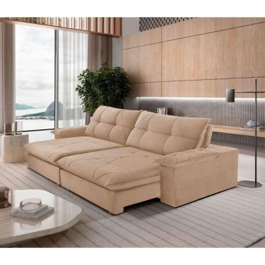 Imagem de Sofá Gaia Linho 02 Módulos 120 Cm B25cm Meu Sofá Online A226 Linho Bege