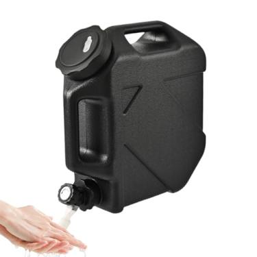 Imagem de Rrlihjgu Jarro de armazenamento de água, recipiente de água com torneira - 10L Sports Water Jug com torneira - Bucket portátil para camping, veículo, caminhada ao ar livre, piquenique