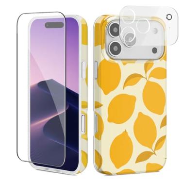 Imagem de GEQCDBN Capa compatível com iPhone 17 Pro Max, capa protetora de TPU (poliuretano termoplástico) à prova de choque e estética para mulheres e meninas, 17,5 cm, multicolorida