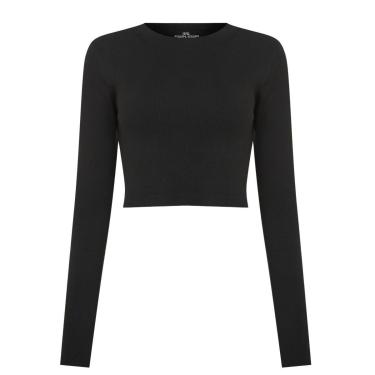 Imagem de Blusa Cropped John John Adri Manga Longa-Feminino