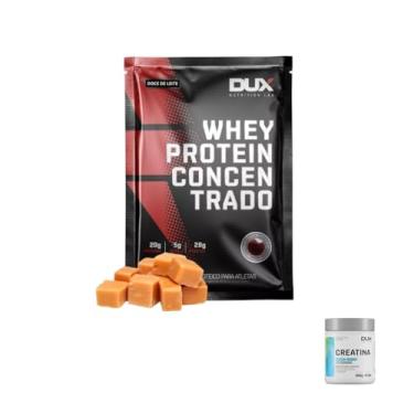 Imagem de Kit Whey Protein Concentrado Sache Doce de Leite + Creatina Monohidratada DUX 300g