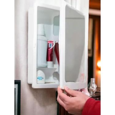 Imagem de Armário para Banheiro com Espelho Embutir Sobrepor