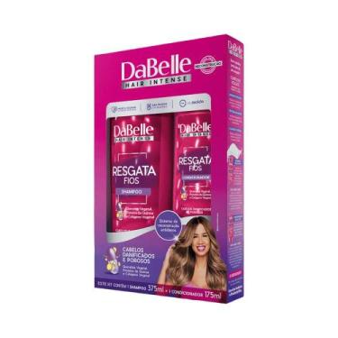 Imagem de Kit Dabelle Shampoo 175ml + Condicionador 375ml Resgata Fios - DABELLE