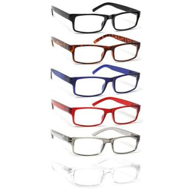 Imagem de Óculos de leitura BIENCOOL Traditional Frames, pacote com 6 +2,75