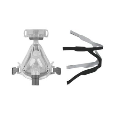 Imagem de Máscara CPAP Facial Completa Com Suporte Para Cabeça Para Máquina De A