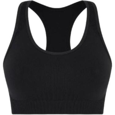 Imagem de Top Lupo Challenge Sem Costura Alta Sustentação Fitness Original, Pret