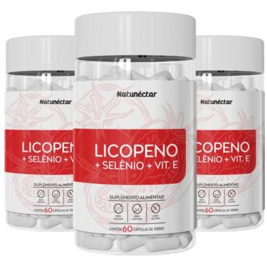 Imagem de Kit 3 Potes Licopeno Suplemento Alimentar Natural Extrato Seco Vitamin