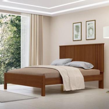 Imagem de Cama de Casal 100% Mdf 123cm X 175cm Duo - Móveis Fazzio