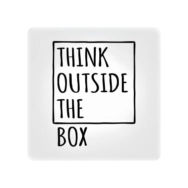 Imagem de Luminária Slim Box Pense Fora Da Caixa Luz Indireta Presente Usb