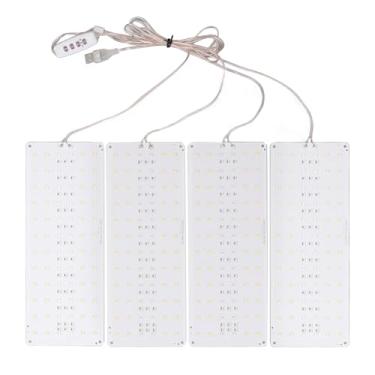 Imagem de Ymiko Sob o Gabinete Full Spectrum LED Grow Light para Plantas de Interior, Regulável Com Configurações de Temporizador 8H / 12H / 16H, Alimentado por USB 5V, Ideal para Estufas e Uso Doméstico (4