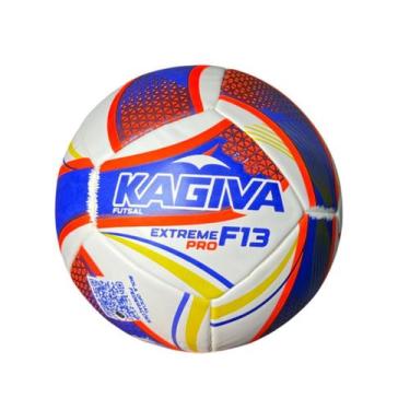 Imagem de Bola kagiva futsal f13 extreme pro, Branco, Azul, Laranja, UN