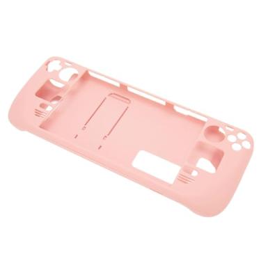 Imagem de Generic Capa Protetora Kickstand para Steam Deck Proteção Total à Prova de Choque Compatível Com Dispositivos Portáteis de Jogo Ergonomicamente Projetado para Aderência Confortável (Rosado)