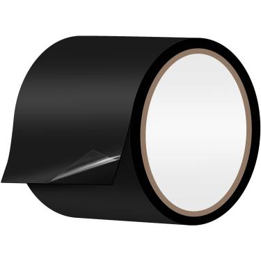 Imagem de ToLanbbt Fita de costura para forro de lago, 10 cm x 4,92 m, fita adesiva de costura de um lado, kit de costura autoadesiva, borracha butílica, kit de reparo de forro de lago à prova d'água para