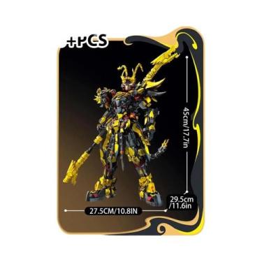 Imagem de Blocos De Montar De Robô Guerreiro Para Adultos Com Mais De 2000 Peças