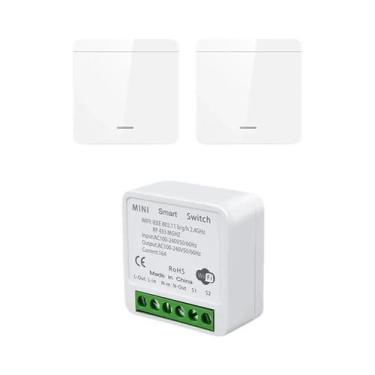 Imagem de Interruptor De Painel De Parede WiFi Inteligente 433Mhz Receptor De Re