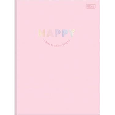 Imagem de Caderno Happy Colors Universitário Brochura TILIBRA - 48 Folhas (Rosa)