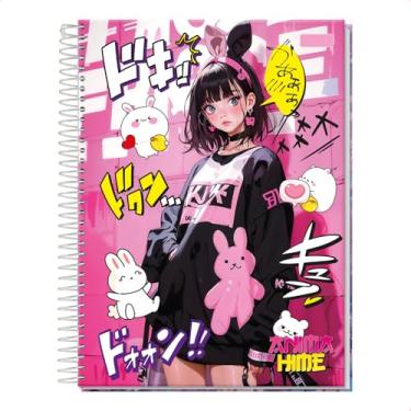 Imagem de Caderno Anime Mangá Japonês 10 Matérias Universitário Grande (Anime 4)